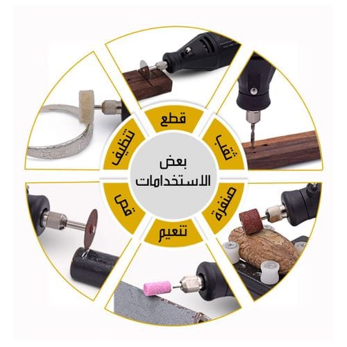 فن حفر الخشب الحديد الكتابة على البلاستيك والزجاج - ادوات الحف والنقش