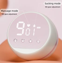 شافطة حليب الأم الكهربائية المحمولة قابلة لإعادة الشحن شاشة LED الرضاعة الطبيعية شفط مضخة حليب الثدي الكهربائية
