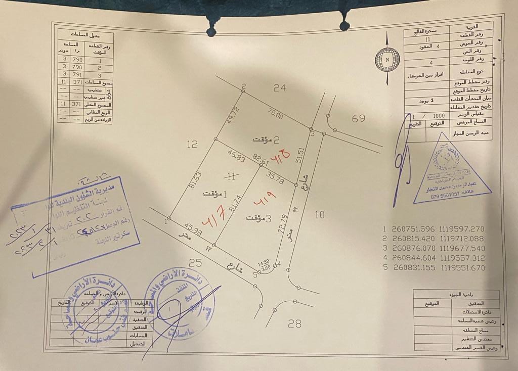 ارض للبيع في مسترة الفالج حوض العقود من اراضي جنوب عمان خلف المطار و بجانب المشاريع