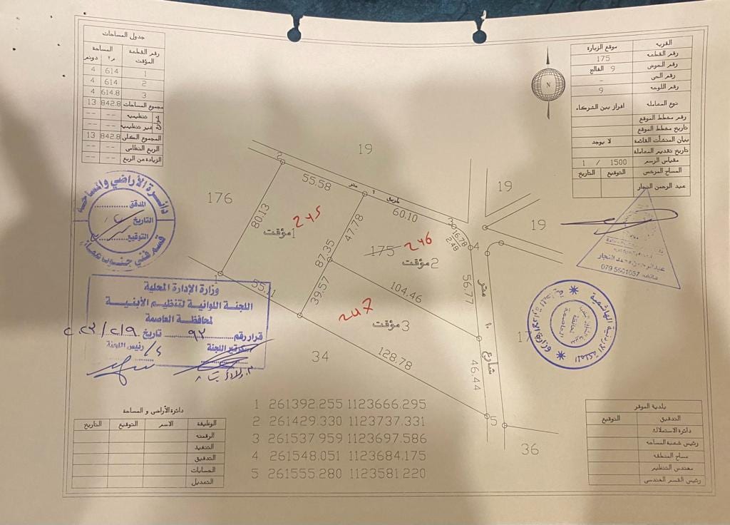 اراضي للبيع في موقع الزبارة حوض الفالج من اراضي الموقر اقرب للمدينة الجديدة